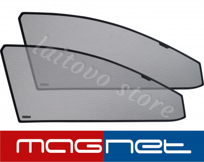 Daihatsu Altis (2006-2009) комплект бескрепёжныx защитных экранов Chiko magnet, передние боковые (Стандарт)